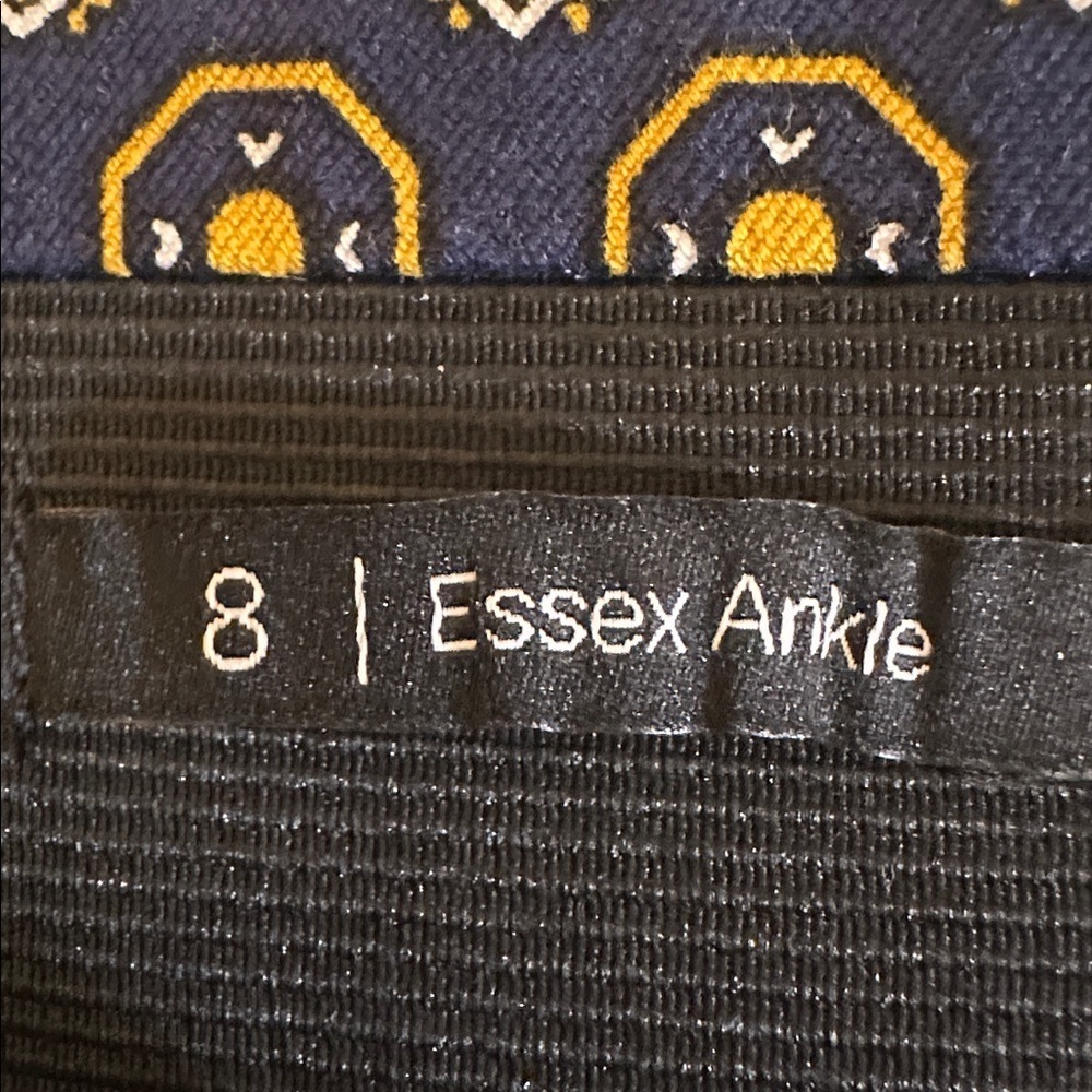 Talbots Navy Patterned Pants - Picture 4 of 4